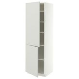 IKEA METOD mutfak boy dolabı ASPUDDEN açık gri - 79604573