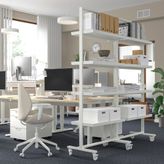 IKEA MITTZON ofis seperatörü beyaz - 49536175