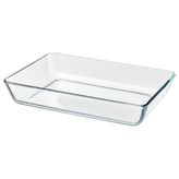 IKEA Mıxtur Saydam Cam 35x25 cm Fırın Servis Kabı