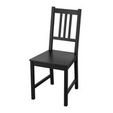 Ikea PINNTORP ahşap sandalye, siyah