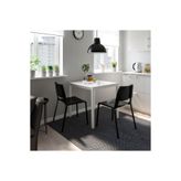 IKEA plastik sandalye, siyah