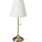 IKEA Polyester Arstid Masa Lambası Beyaz - Altın