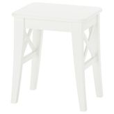 IKEA ROSENTORP ahşap tabure beyaz - 10618191
