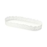 IKEA Samverka Beyaz 35x15 cm Mum Tabağı