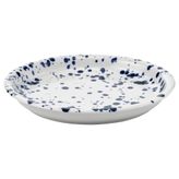 IKEA SILVERSIDA Desenli Tatlı Tabağı Mavi 20 cm 20 cm tatlı tabağı
