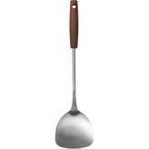 IKEA SLITSTARK spatula, paslanmaz çelik-ceviz, 37 cm