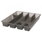 IKEA Smacker - Plastik Gri Çatal Bıçaklık Kaşıklık