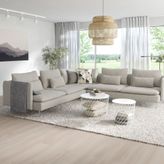 IKEA SÖDERHAMN 6'lı köşe kanepe viarp Bej-kahverengi - 39305892