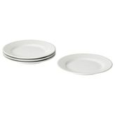 IKEA STRIMMIG tatlı tabağı seti beyaz - 30468218