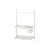 IKEA Sunnersta 45x65x45.7 cm Beyaz Duvar Rayı