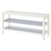 IKEA TJUSIG bank ve ayakkabılık beyaz - 70152702