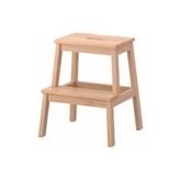 IKEA Turuncu Bekvam Basamaklı Tabure, Kayın