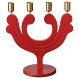 IKEA VINTERFINT şamdan kırmızı - 40603857