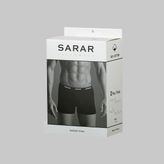 İkili Siyah Boxer