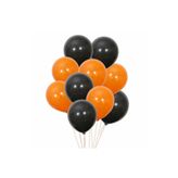 ikm balon 30 Adet Siyah Turuncu Balon