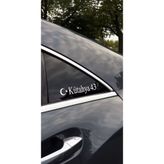 İl'e özel kelebek cam sticker