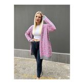 ileenofficial Desenli Extra Oversize Hırka