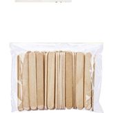 İleri Grup Naturel Ahşap Çubuk, Muayene Çubuğu, Dil ve Etkinlik Çubuğu Mini Dökme 55X5 mm