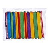 İleri Grup Renkli Ahşap Çubuk, Muayene Çubuğu, Dil ve Etkinlik Çubuğu Mini Dökme 55X5 mm