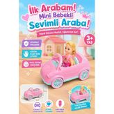 İlk Arabam Mini Bebekli Sevimli Oyuncak Araba 3+ Yaş Evcilik Seti