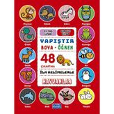 Ilk Kelimelerle Hayvanlar - Yapıştır--Öğren
