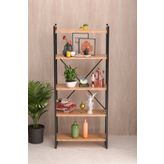 İlkal Kitaplık 5 Raflı Ceviz 180 Cm