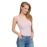 İlke İç Giyim Kadın Elastan Kaşkorse Basic Atlet Pembe