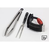 Ily Barbekü Maşa Çatal ve Temizleme Seti