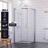 İmaj Banyo Mode Oval Duşakabin 100*100 H190 Gümüş