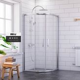İmaj Banyo Mode Oval Duşakabin 90*100 H190 Gümüş