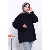 İmajButik Lacivert Tek Düğmeli Kaşe Ceket