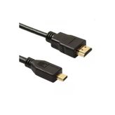 İMEXTECH Micro HDMI to HDMI Kablo, 3 m, Siyah BBZR152