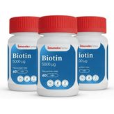 Imuneks Farma Biotin 5000 Mcg 60 Tablet 3’lü Set - 1