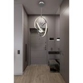 Imza Toplu Modern Sarkıt LED Avize - 2 - Krom