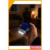İn3dex Pilsiz Dinamolu El Feneri Manuel Basmalı LED Acil Durum Aydınlatma - Standart - 0 - Siyah