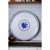 İnci Emaye 70 No Emaye Sini Sofra, Yemek Sunum Tepsi, Yer Sofrası Çinko ~70 cm - Mavi - Renkli