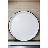 İnci Emaye 70NO Emaye Sini Sofra, Yemek Sunum Tepsi, Yer Sofrası Çinko ~70 cm - Beyaz - Renkli