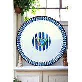 İnci Emaye Sini Sofra, Yemek Sunum Tepsi, Yer Sofrası Çinko ~60 cm