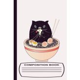 Independently published COMPOSITION NOTEBOOK: Maneki Neko Lucky Cat Journal/ Black Cat 6 x 9 Lined Paper .