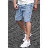 Indigo Basic Keten Erkek Şort 6506 - L
