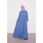 Indigo Geniş Etekli Ferace - 48