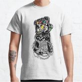 Infinity Gauntlet Classic Beyaz T-Shirt Model 56