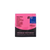 Info Notes 75X75 Fosforlu Pembe Postit 80 Yp 565432-(***3 Adet***)