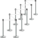 Inobarrier BBCA3M Krom Şerit Bariyer 3m – 10’lu Set - Beyaz