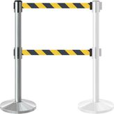 Inobarrier BBCD3M Krom Çift Şerit Bariyer 3m - Sarı - Siyah