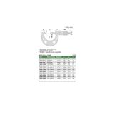Insize 3203-50A Dıç Çap Mikrometre