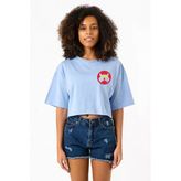 Inspector Gadget Mad Bebe Mavi Kadın Crop Tshirt