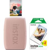 Instax mini Link 3 Pembe Akıllı Telefon Yazıcısı ve 20'li mini Film