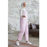 InStyle Lindy Askılı Salopet - Pembe