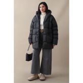 Instyle Mona Siyah Salaş Şişme Mont